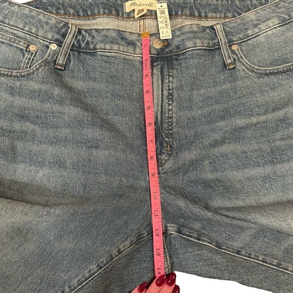 NWT Madewell Mid-Rise Perfect Vintage Jean Ainsdale Knee-Rip Size 24W - Picture 14 of 16